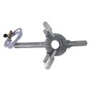 Ver imagem 2 de Kit 3 Fogareiro Alumínio Fundido Mini S/suporte Man. 90cm