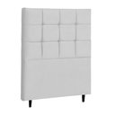 Ver imagem 1 de Cabeceira Solteiro Luna 90cm Material Sintético Branco Italian Flex
