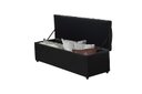 Ver imagem 3 de Calçadeira Baú Vitoria 158 cm Suede Preto