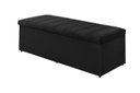 Ver imagem 1 de Calçadeira Baú Vitoria 158 cm Suede Preto
