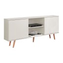 Ver imagem 2 de Rack para Tv Pés em Madeira Alegra Mdp 0635:branco