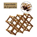 Ver imagem 6 de Adega Decorativa Top House 8 Garrafas Madeira