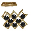 Ver imagem 4 de Adega Decorativa Top House 8 Garrafas Madeira