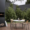 Ver imagem 1 de Kit 4 Cadeiras Bali Preto Rattan - Fratini