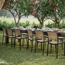 Ver imagem 3 de Kit 4 Cadeiras Bali Preto Rattan - Fratini
