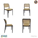 Ver imagem 4 de Kit 4 Cadeiras Bali Preto Rattan - Fratini
