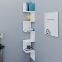 Ver imagem 4 de Estante de Canto Multivisão Branco