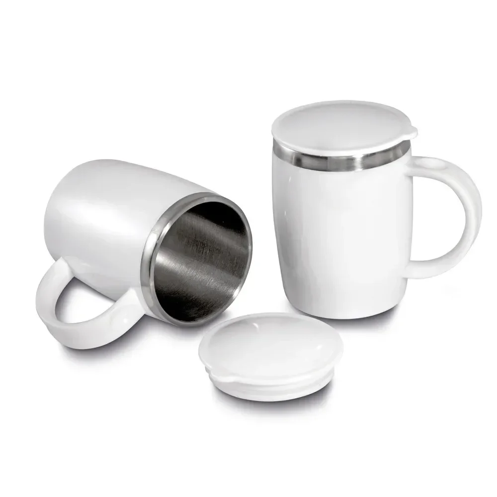 Caneca Térmica 400ml com Tampa Café Chá Coffee Time Presente