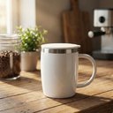 Ver imagem 3 de Caneca Térmica 400ml com Tampa Café Chá Coffee Time Presente