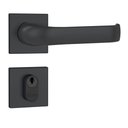 Ver imagem 2 de Kit Porta de Madeira 72 X 2.10 Friso Agatha Bat.misto 14cm Fech.ext Preto Fosco Lado Esquerdo - Hale