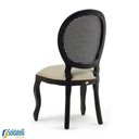 Ver imagem 4 de Kit 2 Cadeiras Medalhão sem Braço - Preto Provençal - Datelli Design