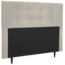 Ver imagem 5 de Cabeceira Estofada Cama King 195 cm Suede Bege
