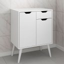 Ver imagem 5 de Gabinete para Banheiro 60 Cm 2 Portas 1 Gaveta Meire Branco