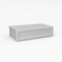 Ver imagem 4 de Cuba Dupla Cozinha Farm Sink Quadratta 77 Cm Estilo Fazenda Avental