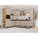 Ver imagem 1 de Cozinha Modulada Completa de Canto 10 Peças com Tampos e sem Pia Isis Luciane Móveis