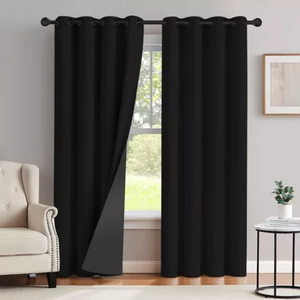 Cortina Blackout Corta Luz 2,80 X 1,80 Sala Quarto Preto:preto