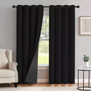 Ver imagem 1 de Cortina Blackout Corta Luz 2,80 X 1,80 Sala Quarto Preto:preto