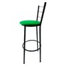 Kit 2 Banqueta Alta Preta Cozinha Gourmet Americana Balcão:verde - 7
