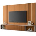 Ver imagem 2 de Painel para TV 85 pol com Bancada Suspensa e LED Zurick B01 Cinamomo Off White - Lyam Decor