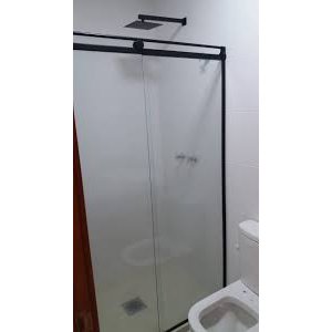 Box Light para Banheiro 1,90x1,20m 8mm Preto Woodglass Light preto