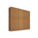 Ver imagem 1 de Guarda Roupa Casal 3 Portas de Correr e 4 Gavetas Arezzo Plus Cumaru - Novo Horizonte