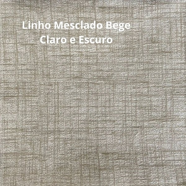 Sofá Rovere Retrátil 2 Módulos com Chaise Longue Esquerda* D'confort Design Linho Mesclado Bege Clar - 2