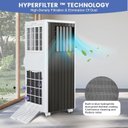 Ver imagem 5 de Takywep Ar Condicionado Portátil 8000 Btu Preto 32 M² 3 em 1