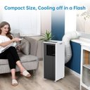 Ver imagem 7 de Takywep Ar Condicionado Portátil 8000 Btu Preto 32 M² 3 em 1