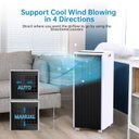 Ver imagem 3 de Takywep Ar Condicionado Portátil 8000 Btu Preto 32 M² 3 em 1