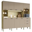Ver imagem 2 de Cozinha Compacta 10p 2g 222 Cm Intense Freijo Vanilla Ktp