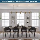Ver imagem 3 de Kit 4 Cadeiras Montreal Marcela Fratini Almofada em Pu Estrutura em Polipropileno Preto