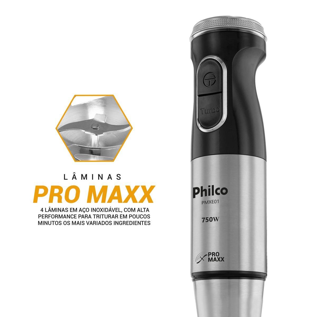 Mixer Philco Pmxe01 Inox com Copo 750w 127v - 4