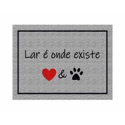 Tapete Cpacho Lar É Onde Existe Amor e Pet - 2