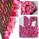 Ver imagem 1 de Painel Floral Decorativo 5 Unidades Placas de Flor Artificial 60x40 para Casamentos e Festas