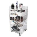 Ver imagem 4 de Carrinho Acrílico Organizador de Maquiagem 5 Gavetas e Bandeja Superior N9 Centauri Acrílicos CAR-N9