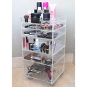 Ver mais imagens de Carrinho Acrílico Organizador de Maquiagem 5 Gavetas e Bandeja Superior N9 Centauri Acrílicos CAR-N9