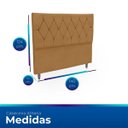 Ver imagem 6 de Cabeceira Estofada para Cama de Casal 140 Athena Suede