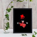Ver imagem 2 de Quadro Decorativo Umbanda Zé Pelintra 33x24cm - com vidro:Madeira branca