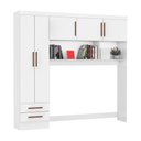 Ver imagem 2 de Guarda Roupa Modulado Paris 5 Portas 2 Gavetas