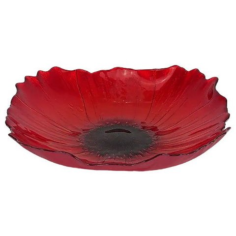 Centro de Mesa Vermelho para Deixa Sua Mesa com Luxo Colocando Suas Frutas Doces - 4x20,5cm