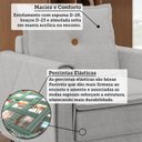Ver imagem 5 de Poltrona Decorativa Estofada com Pés em Madeira Maciça Sololá Yescasa