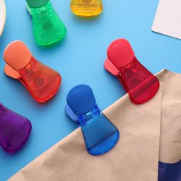 Kit 6 Prendedores Selador para Embalagens Imã Porta Recados - 2