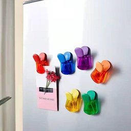 Kit 6 Prendedores Selador para Embalagens Imã Porta Recados - 3