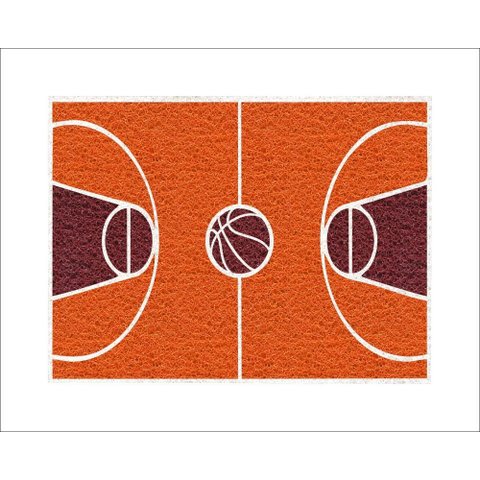 Tapete Capacho Quadra de Basquete