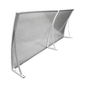 Toldo Policarbonato 1,50 X 0,50m Branco e Translucido com Kit - 1