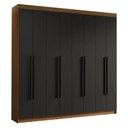 Ver imagem 3 de Guarda-Roupa Casal 8 Portas Batentes Saturno Madesa