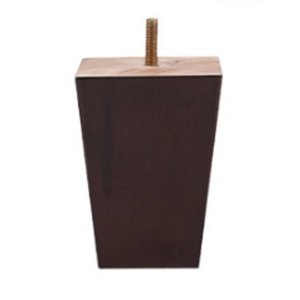 Pé Madeira Imbuia Sofá Linha Alta 10cm Altura Kit 4 Pezinhos