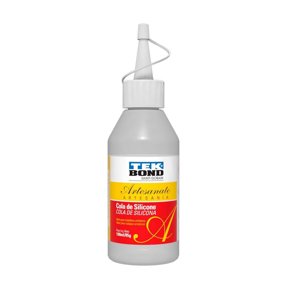 2 Colas de Silicone Líquida para Artesanato 100 ml Tekbond - 2