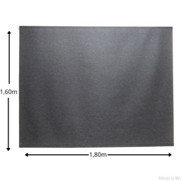 Persiana Rolo Translúcida Breeze Cinza Escuro 160 (L) x 160 (A) cm Cortina Screen Solar 1,60 X 1,60 - 7