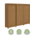Ver imagem 6 de Guarda-roupa Casal Nice 3 Portas 4 Gavetas Flex Amêndoa Clean/off White 73368.169 - Móveis Lopas